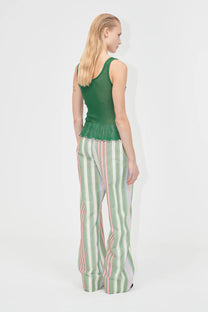 Beige מכנסיים ארוכים לנשים Striped STINE GOYA