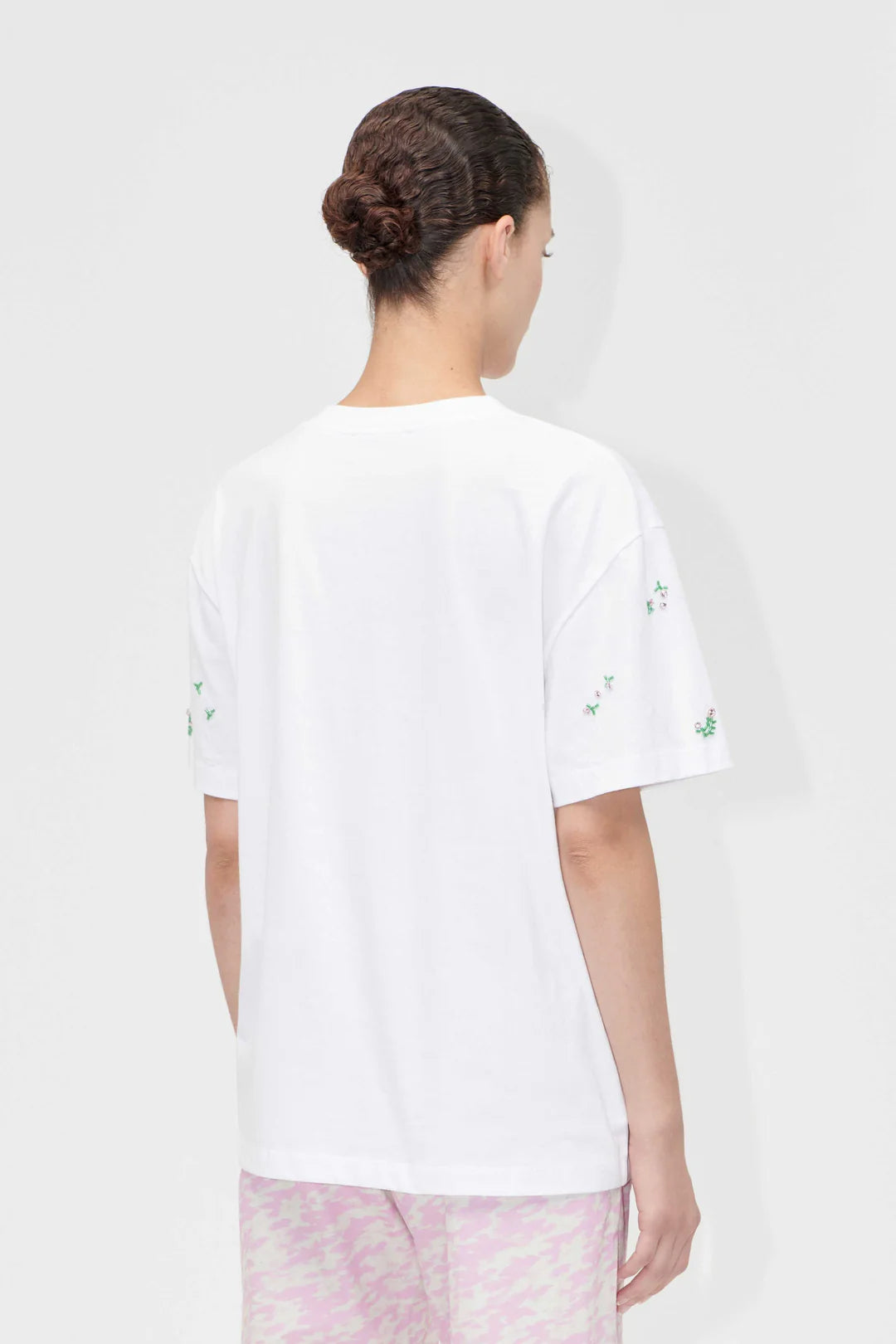 Lavender טי שירט קצרה לנשים Jersey STINE GOYA