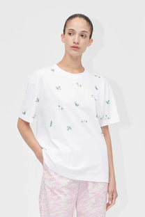 Lavender טי שירט קצרה לנשים Jersey STINE GOYA