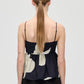 Black גופיה לנשים Floral Peplum STINE GOYA