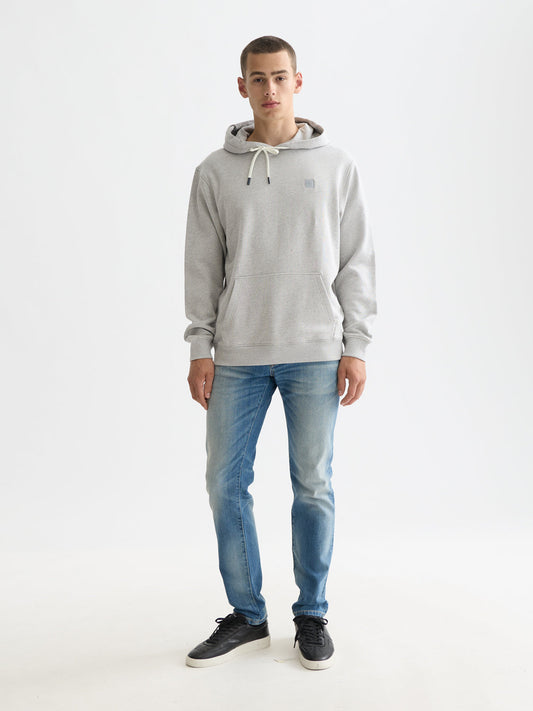 White Smoke סווטשירט קפוצ'ון לגברים Essentials SCOTCH & SODA