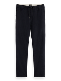 Black מכנסי פשתן ארוכים לגברים Warren SCOTCH & SODA