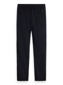 Black מכנסי פשתן ארוכים לגברים Warren SCOTCH & SODA