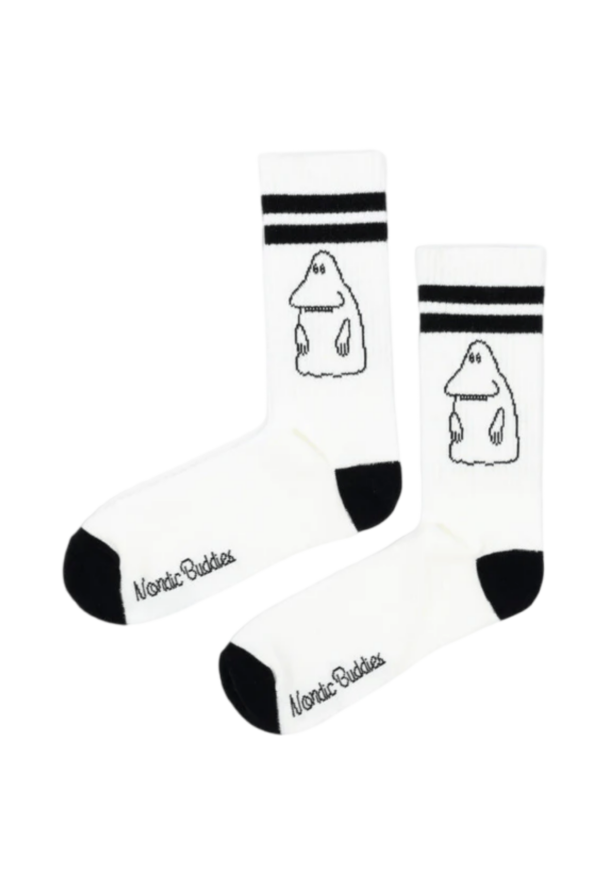 Black זוג גרביים לגברים MOOMIN BY NORDICBUDDIES