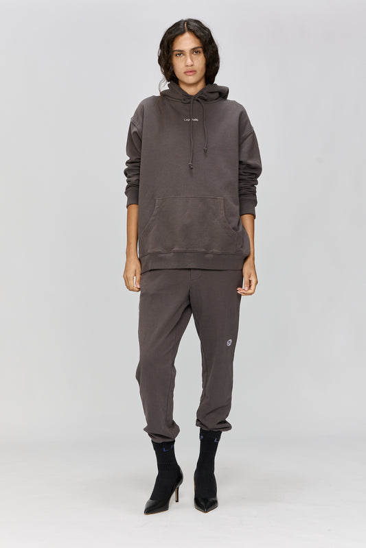 Light Gray קפוצ'ון לגברים / נשים Rose LAZY EYE PPL