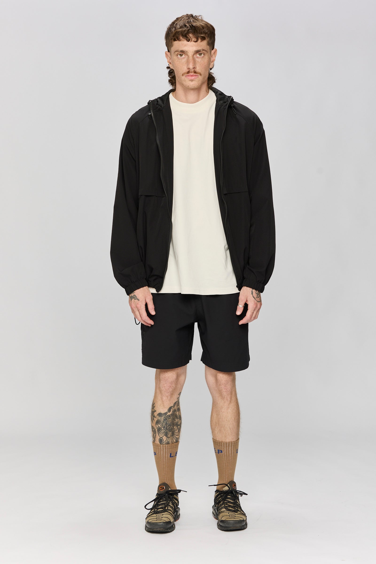 Light Gray סווטשירט לגברים / נשים Rain LAZY EYE PPL