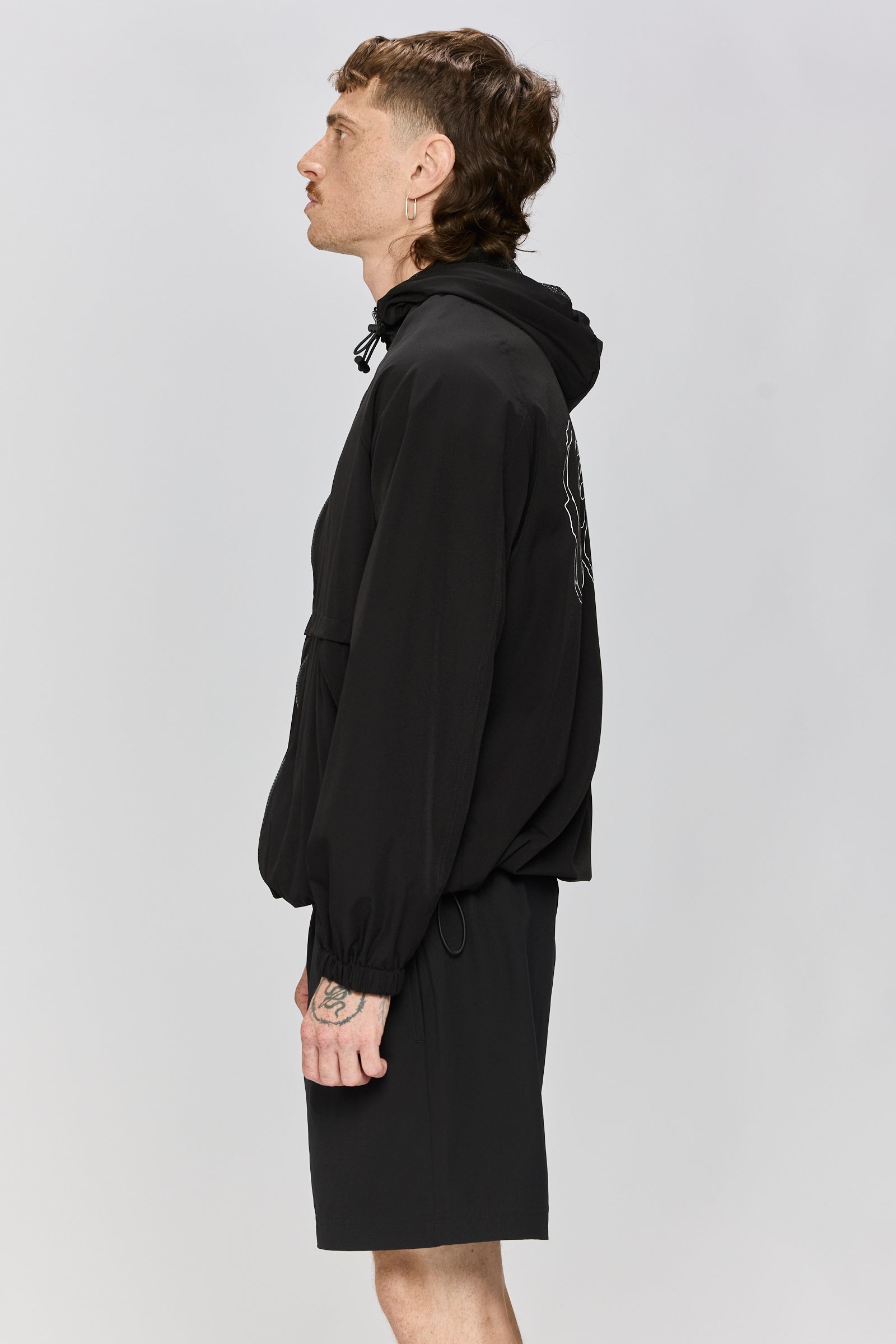 Light Gray סווטשירט לגברים / נשים Rain LAZY EYE PPL