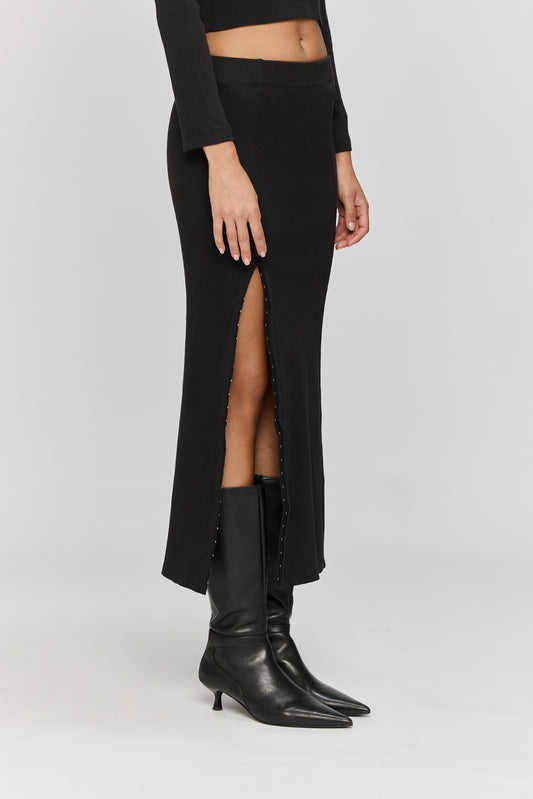 Light Gray חצאית מקסי לנשים Spray LAZY EYE PPL