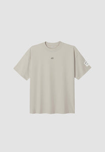 Light Gray טי שירט קצרה Not Sure LAZY EYE PPL