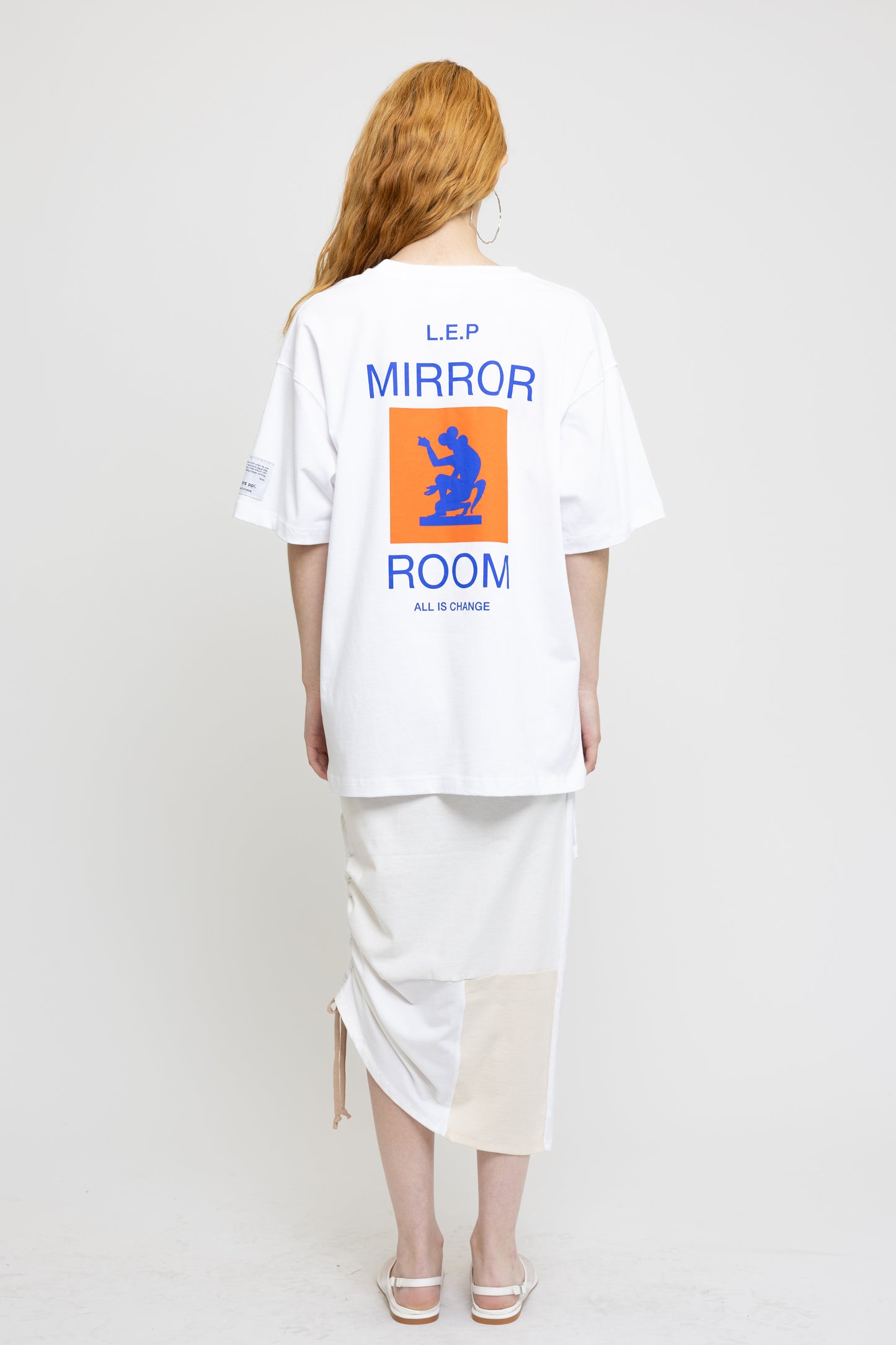 Lavender טי שירט קצרה Mirror Room LAZY EYE PPL