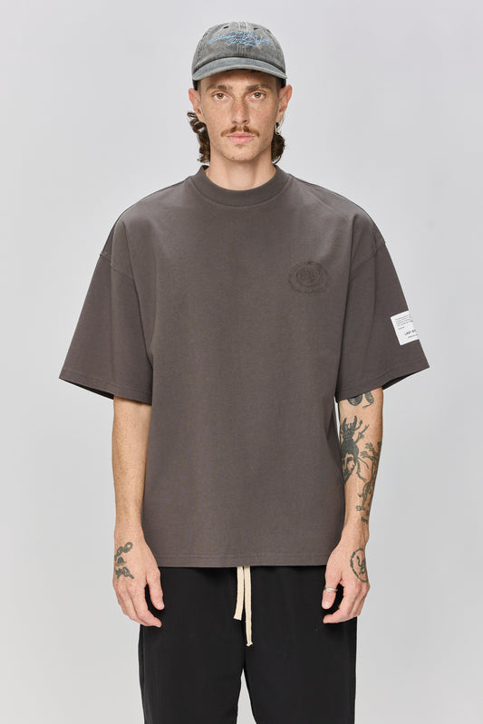 Dark Slate Gray טי שירט קצרה לנשים / גברים Spiral LAZY EYE PPL