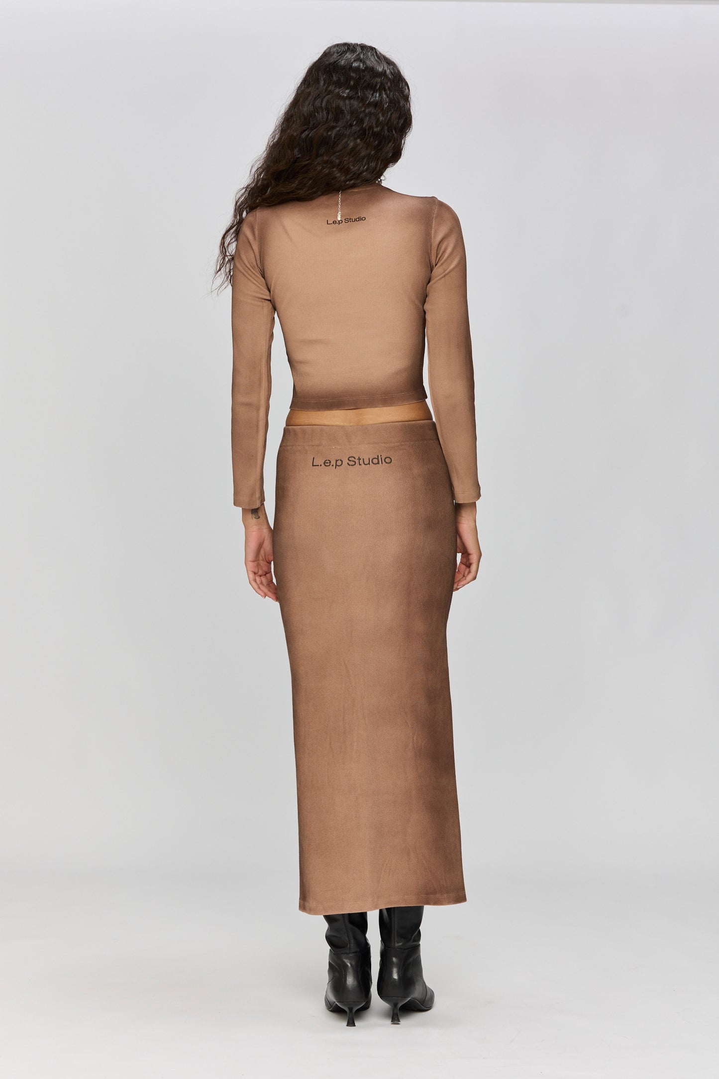 Light Gray טי שירט ארוכה לנשים Spray LAZY EYE PPL