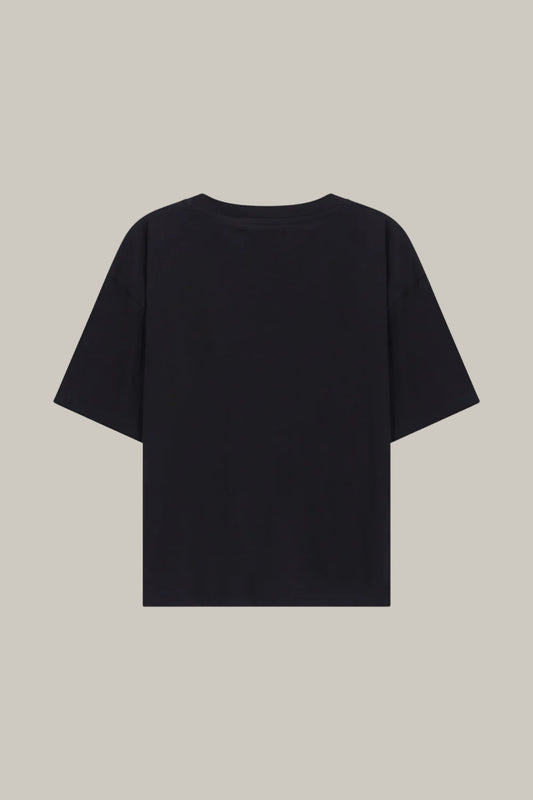 Black THE KIND T-SHIRT טי שירט קצרה EMILY