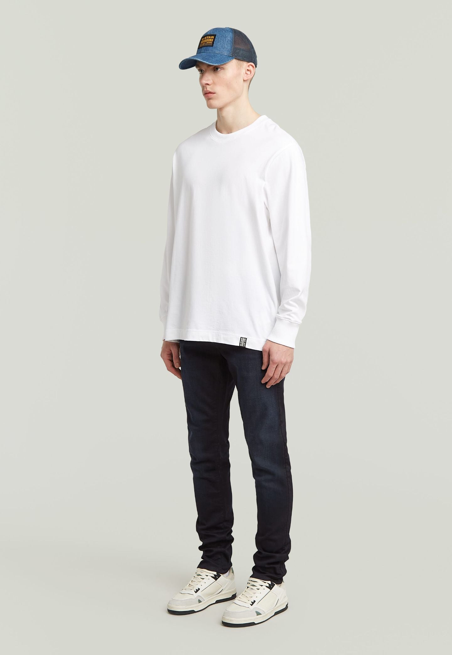 Light Gray ג'ינס ארוך לגברים 3301 - Slim Fit G STAR
