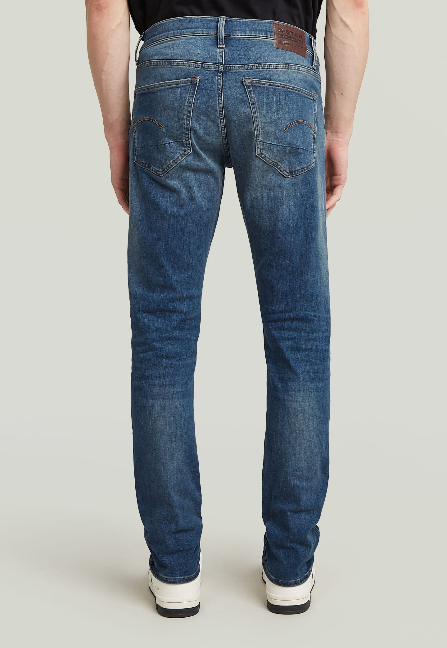 Light Gray ג'ינס ארוך לגברים 3301 - Slim Fit G STAR