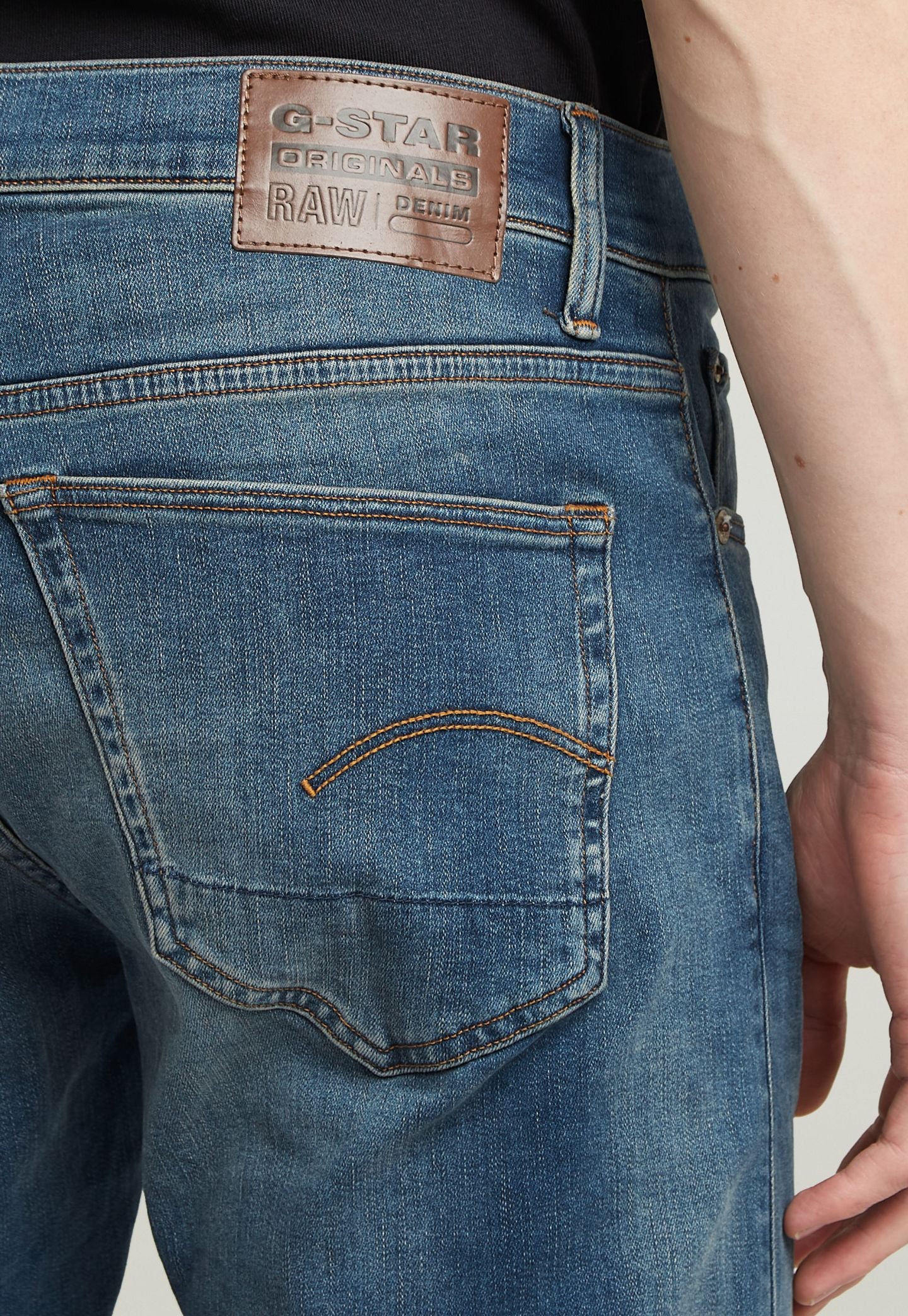 Dark Slate Gray ג'ינס ארוך לגברים 3301 - Slim Fit G STAR