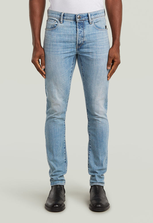 Light Gray ג'ינס ארוך לגברים 3301 - Slim Fit G STAR