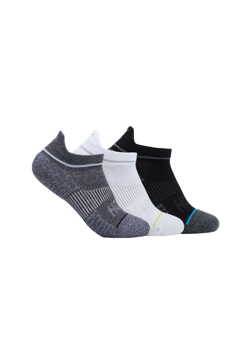 Dark Slate Gray מארז 3 זוגות גרביים HOKA