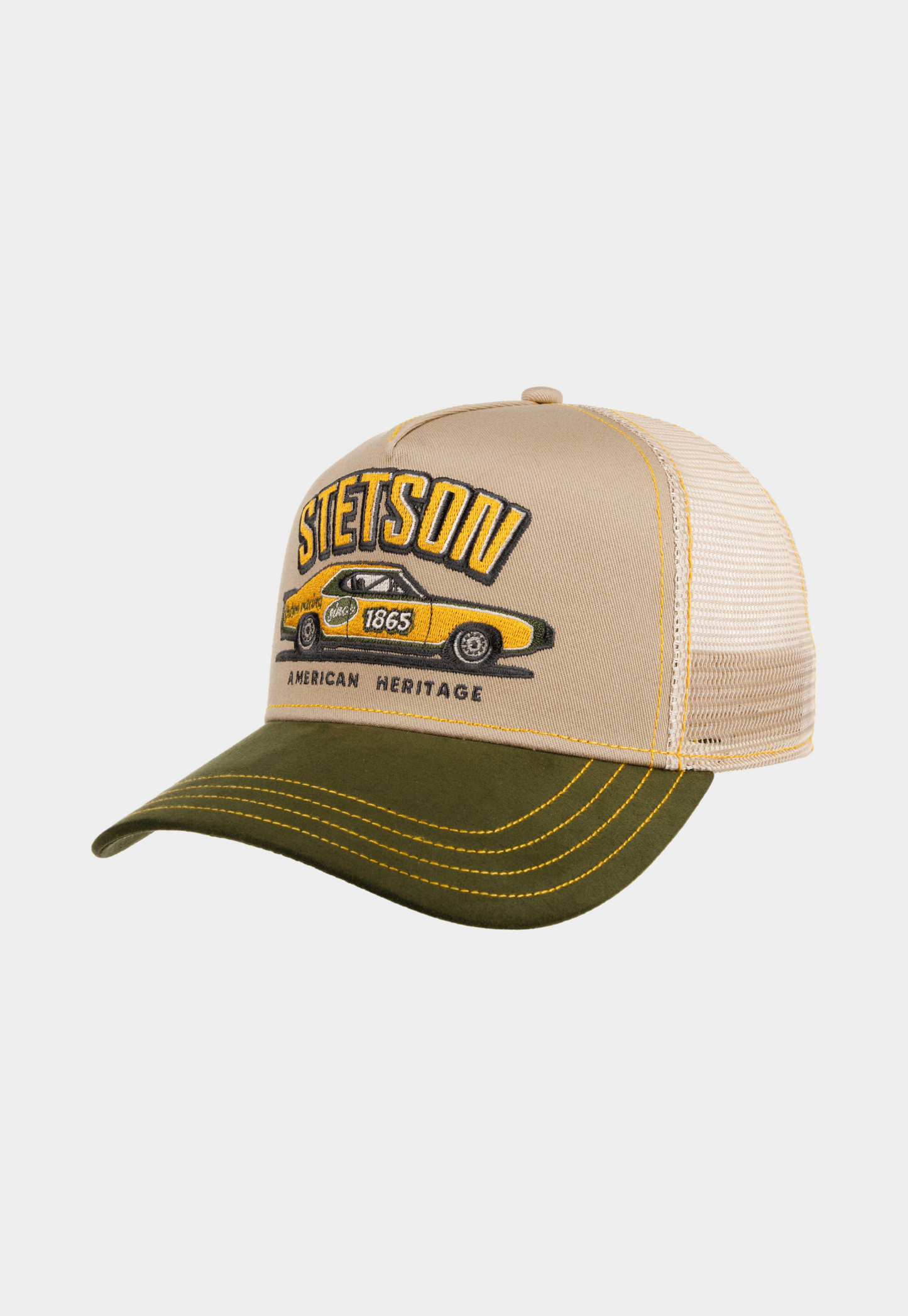 Beige כובע מצחיה Racing STETSON‎