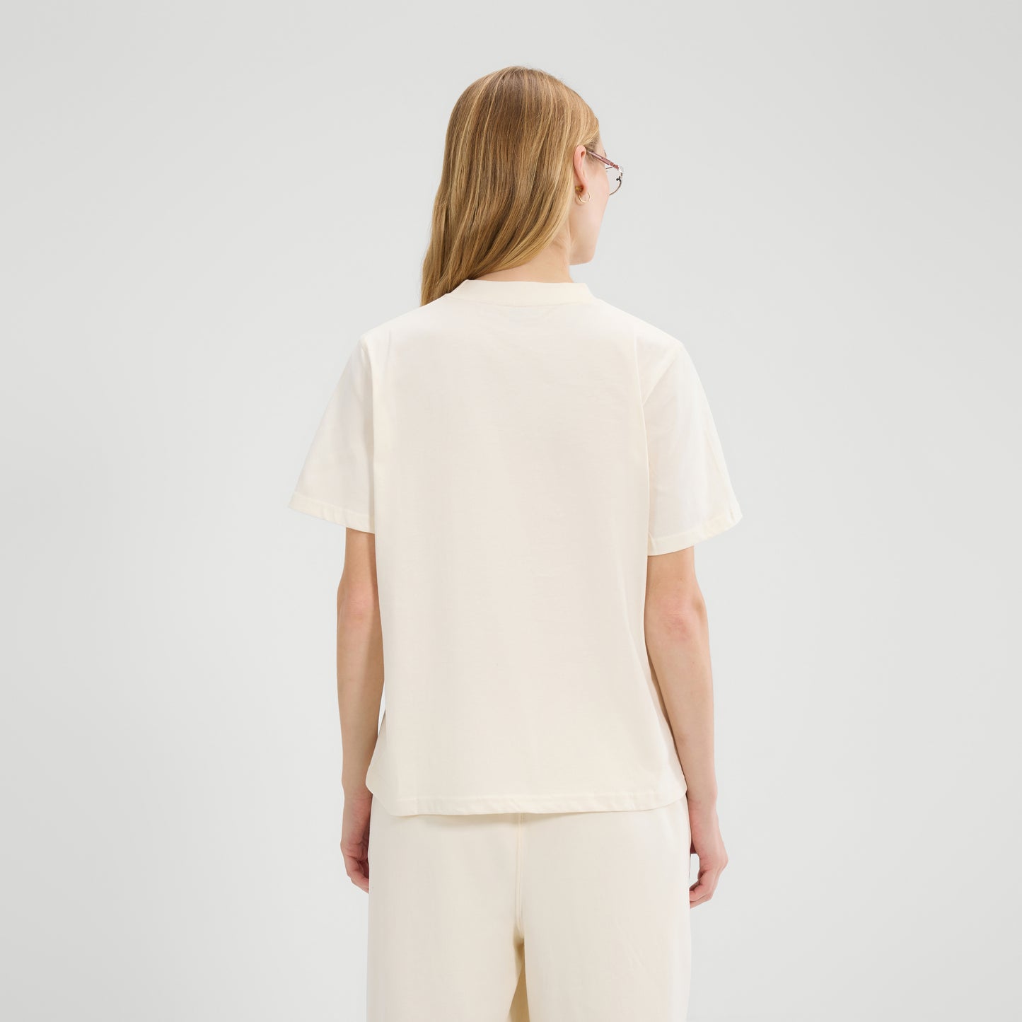 Light Gray טי שירט קצרה לנשים Giochi Invernali ELLESSE‎