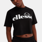 Black טי שירט קרופ קצרה לנשים Silo ELLESSE‎