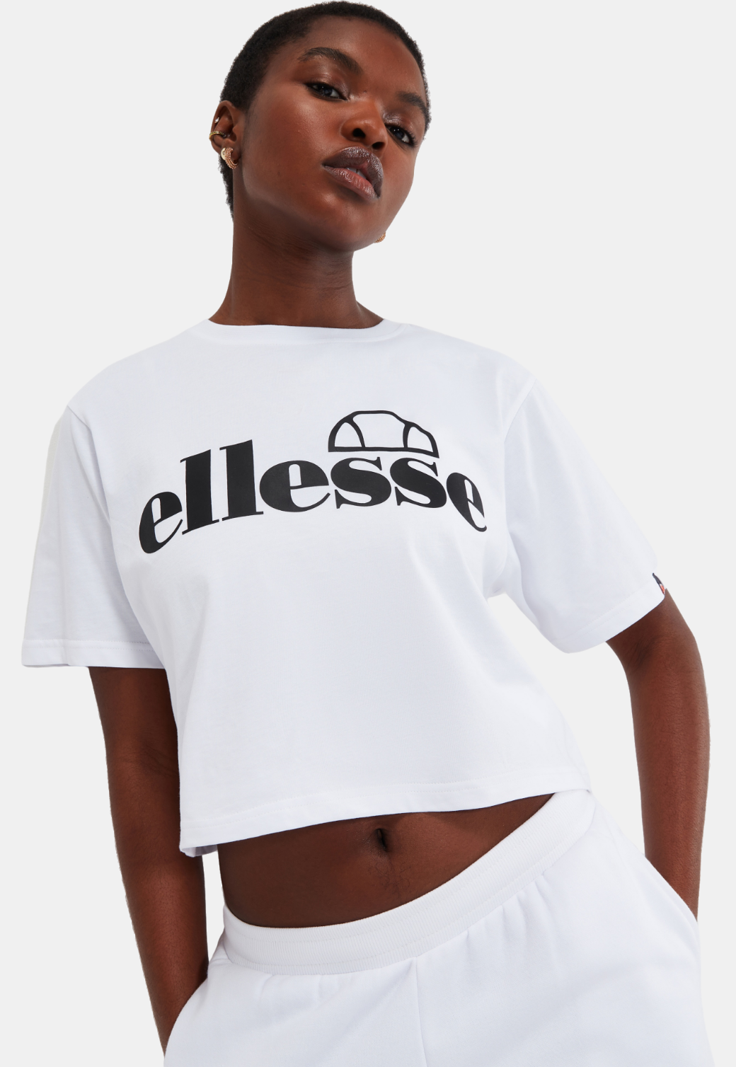 Lavender טי שירט קרופ קצרה לנשים Silo ELLESSE‎