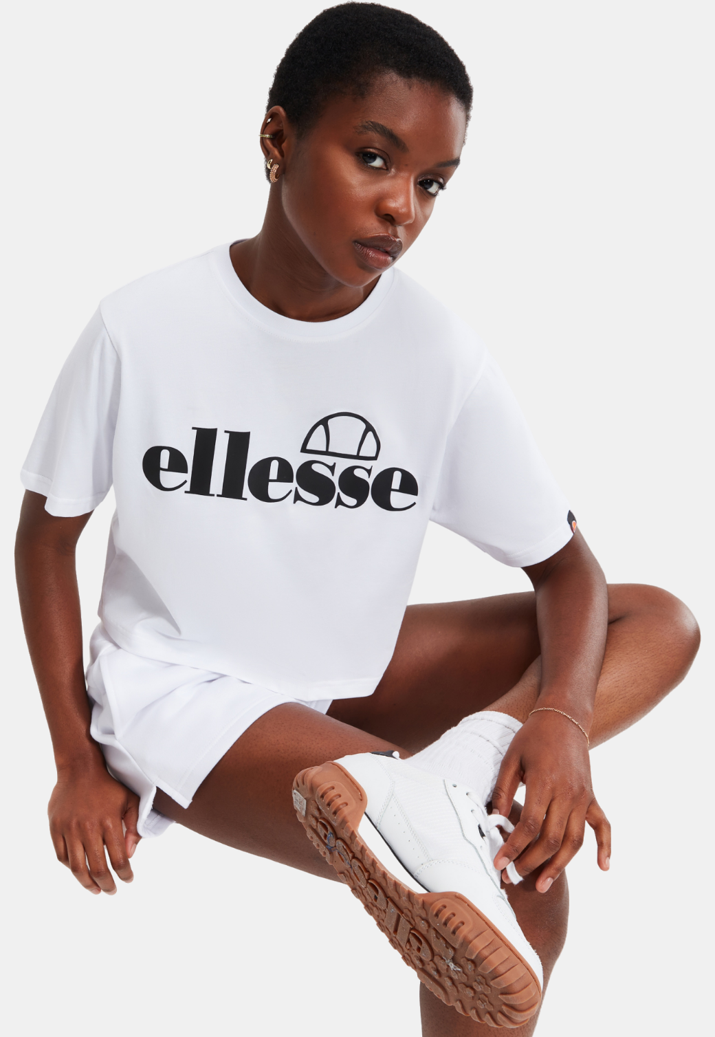 Lavender טי שירט קרופ קצרה לנשים Silo ELLESSE‎