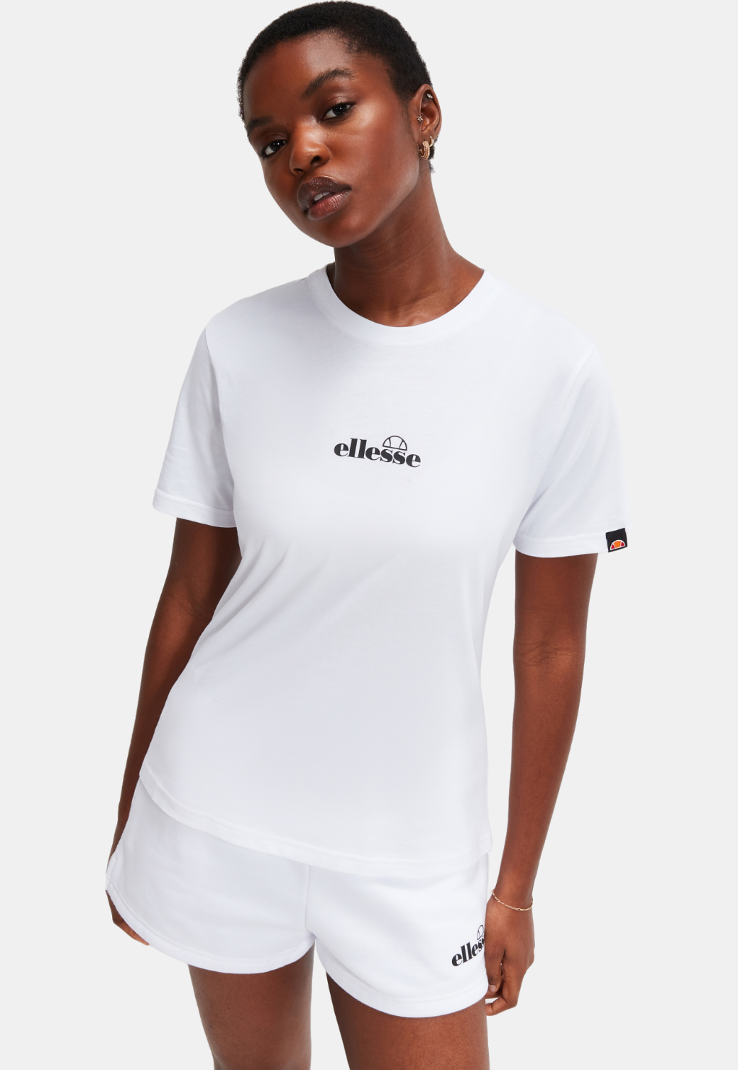 White Smoke טי שירט קצרה לנשים Svetta ELLESSE‎