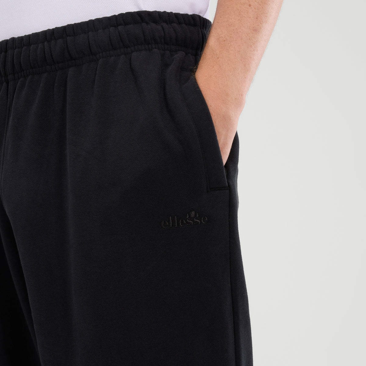 Black מכנסי טרנינג לגברים Pideura ELLESSE‎