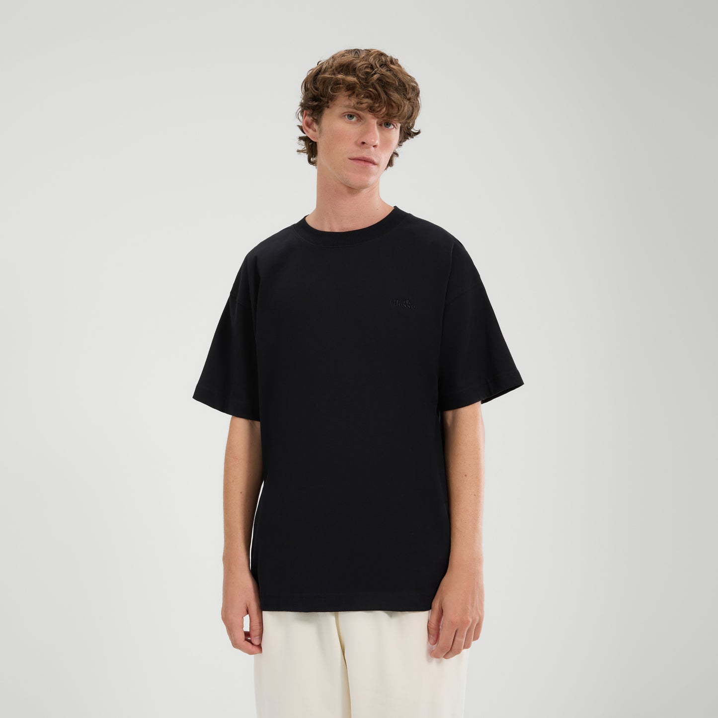 Light Gray טי שירט קצרה לגברים Suisio ELLESSE‎