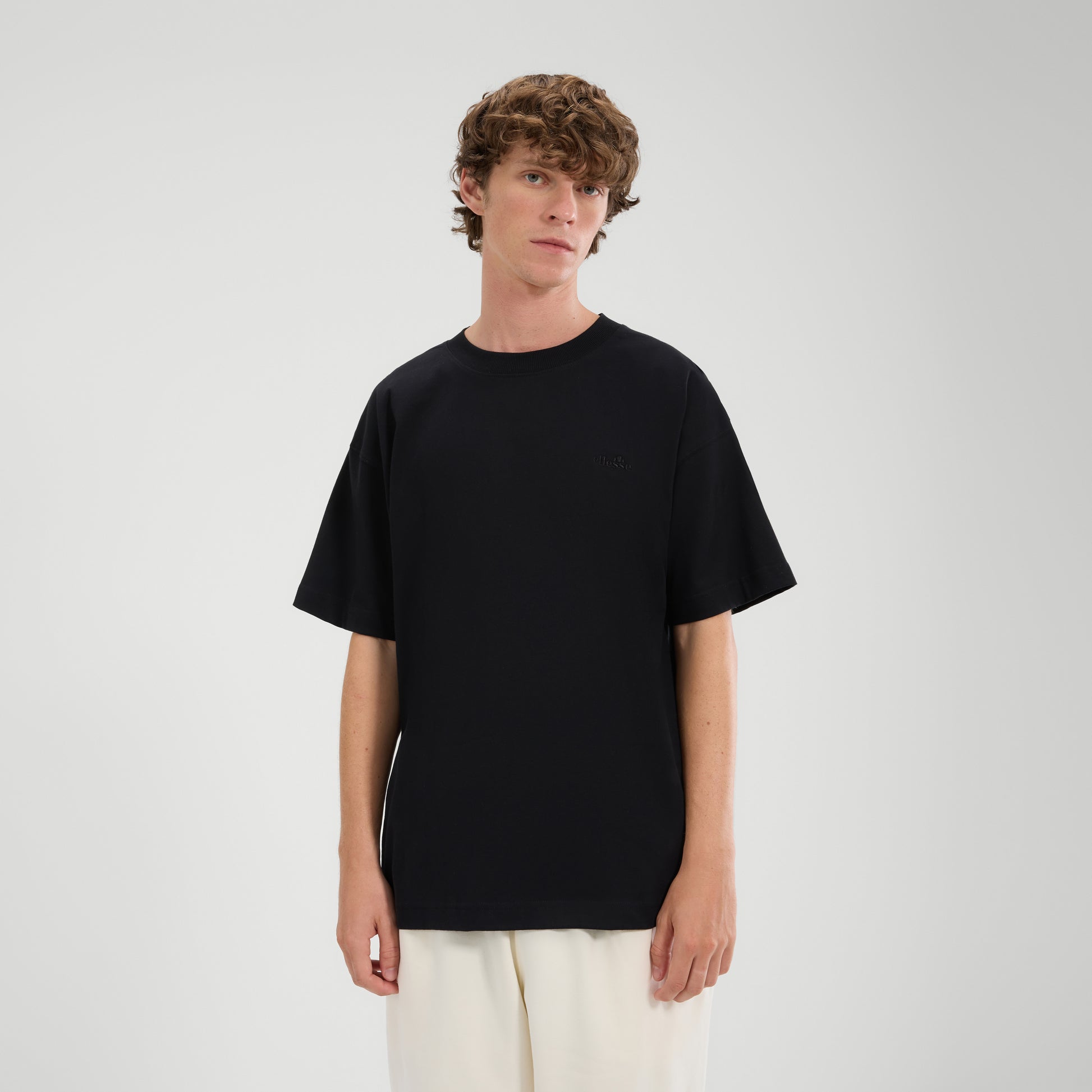 Light Gray טי שירט קצרה לגברים Suisio ELLESSE‎