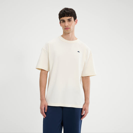 Antique White טי שירט קצרה לגברים Giochi Invernali ELLESSE‎