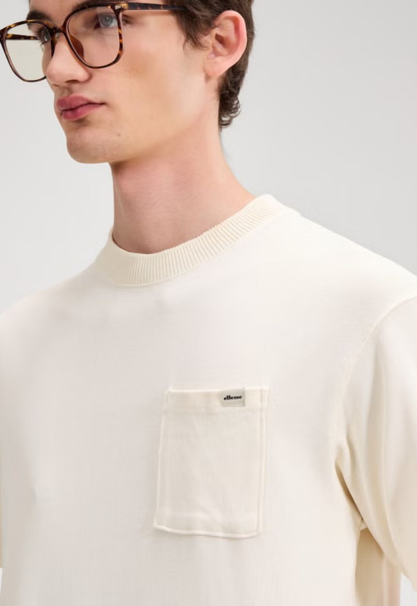 Light Gray טי שירט קצרה לגברים Arizi ELLESSE‎