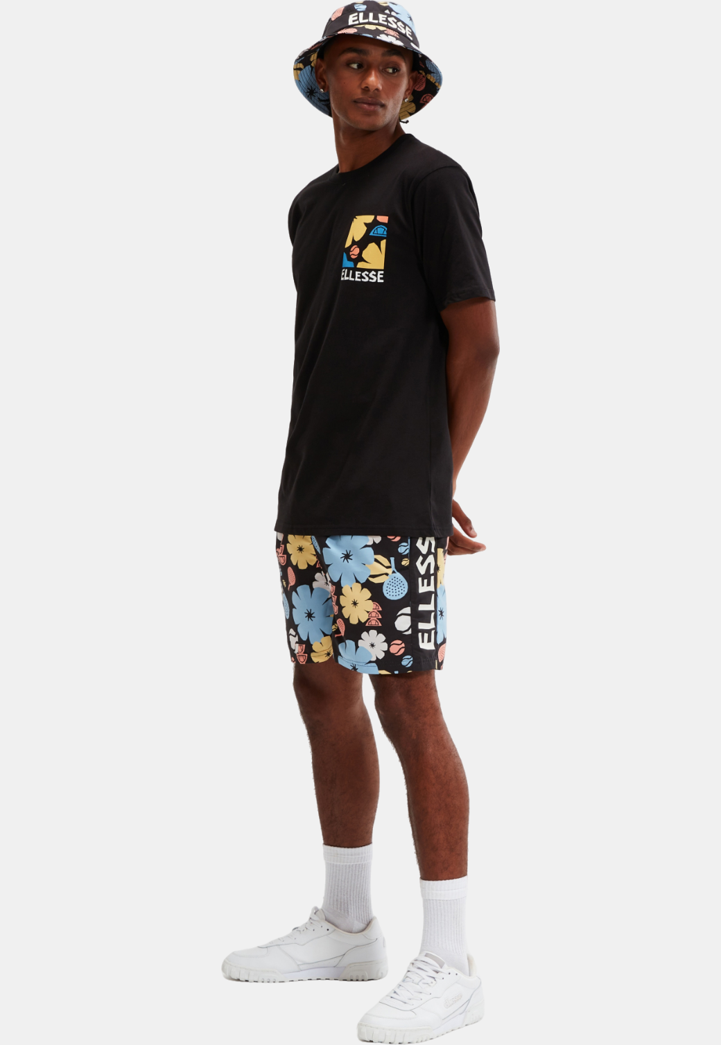 White Smoke טי שירט קצרה לגברים Impronta ELLESSE‎