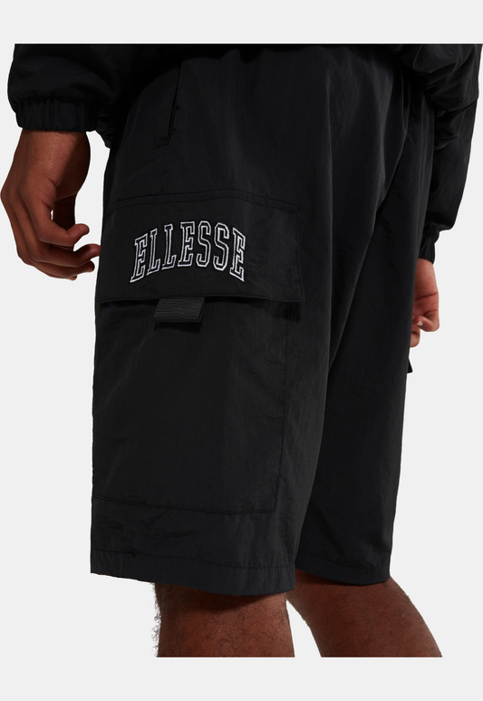 Black מכנסיים קצרים לגברים Yulio ELLESSE‎