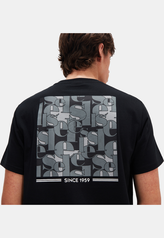 Black טי שירט קצרה לגברים Holdino ELLESSE‎