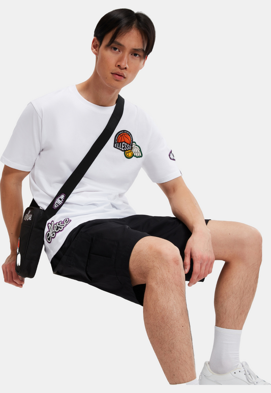 Dark Olive Green טי שירט קצרה לגברים Robetto ELLESSE‎