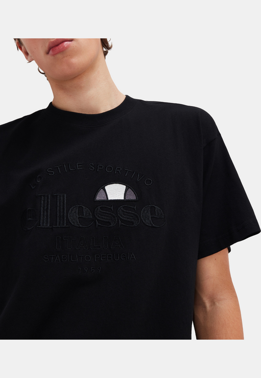 Black טי שירט קצרה לגברים Zalenti ELLESSE‎