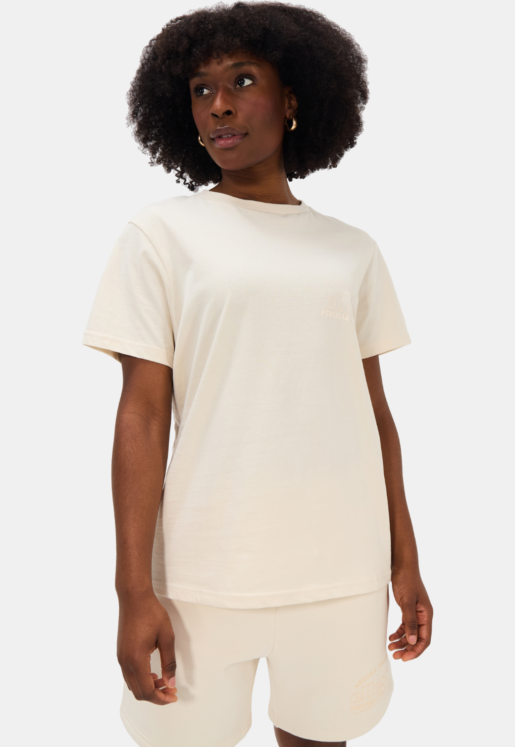 Beige טי שירט קצרה יוניסקס Marghera ELLESSE‎