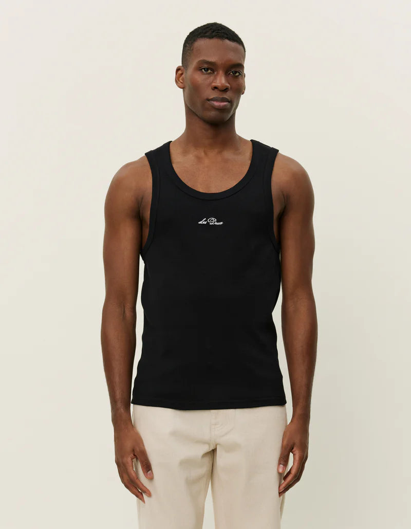 Light Gray גופיה עם לוגו לגברים Arthur LES DEUX