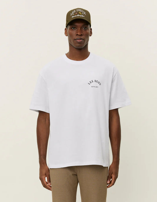 Light Gray טי שירט קצרה לגברים Passion LES DEUX