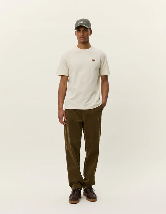 Antique White טי שירט קצרה לגברים Felipe LES DEUX