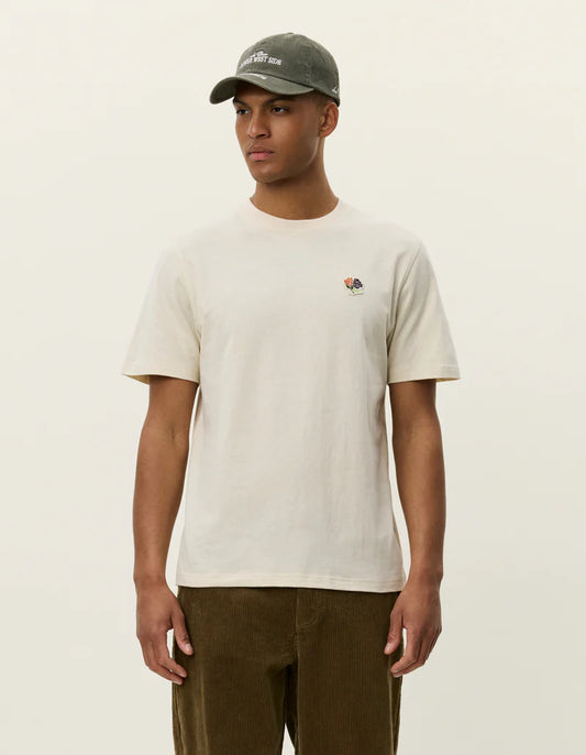 Light Gray טי שירט קצרה לגברים Felipe LES DEUX