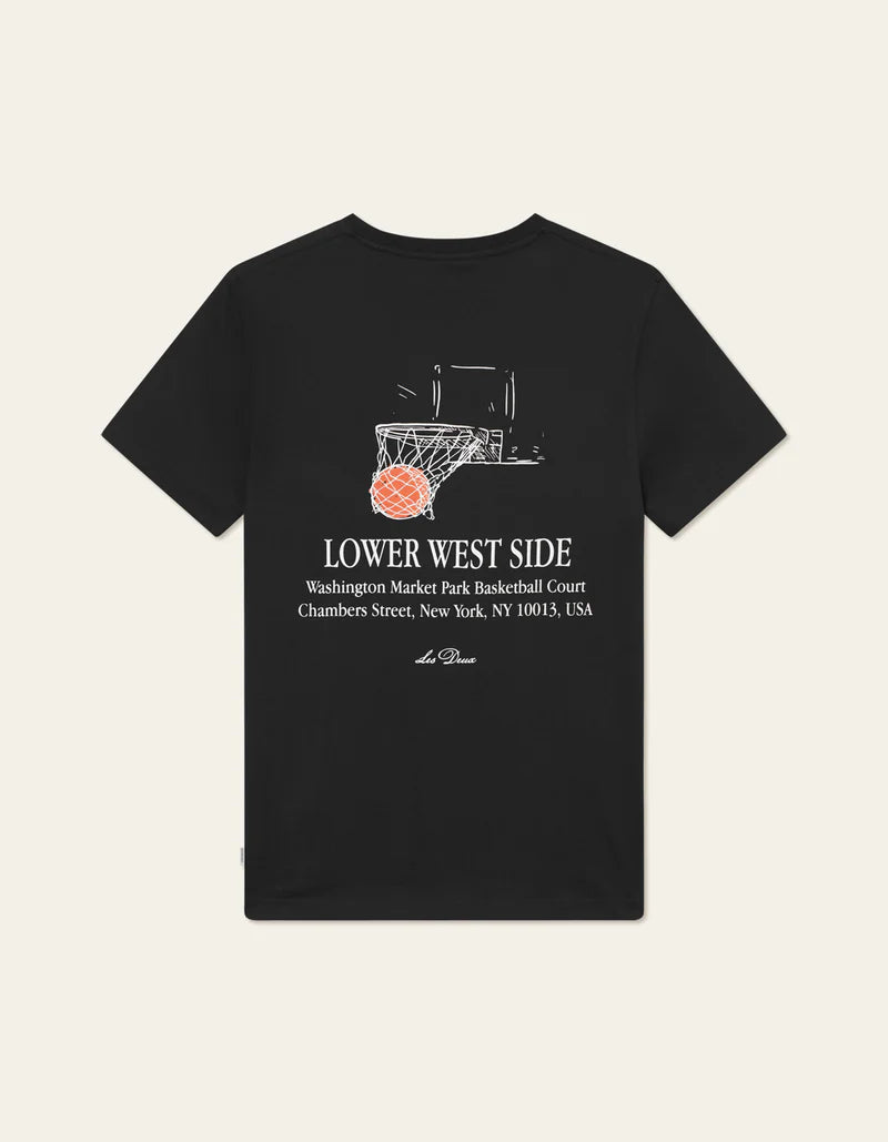Beige טי שירט קצרה לגברים West Side LES DEUX