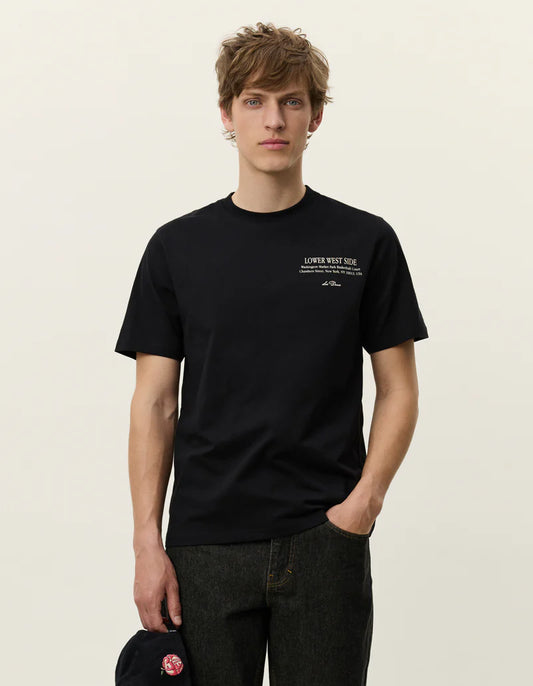 Antique White טי שירט קצרה לגברים West Side LES DEUX