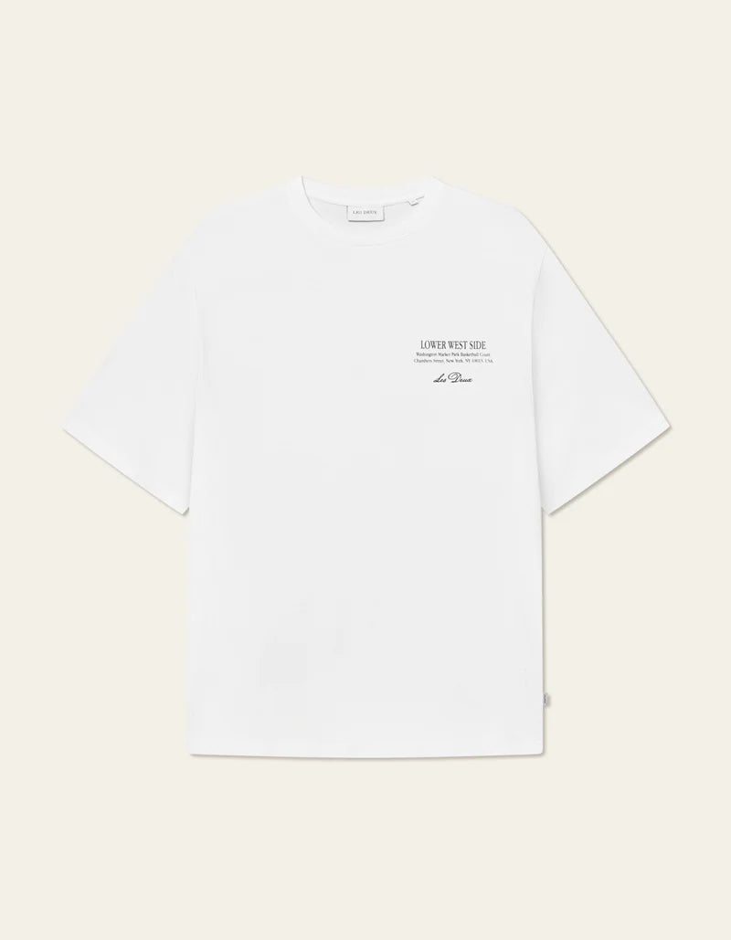 Beige טי שירט קצרה לגברים West Side LES DEUX