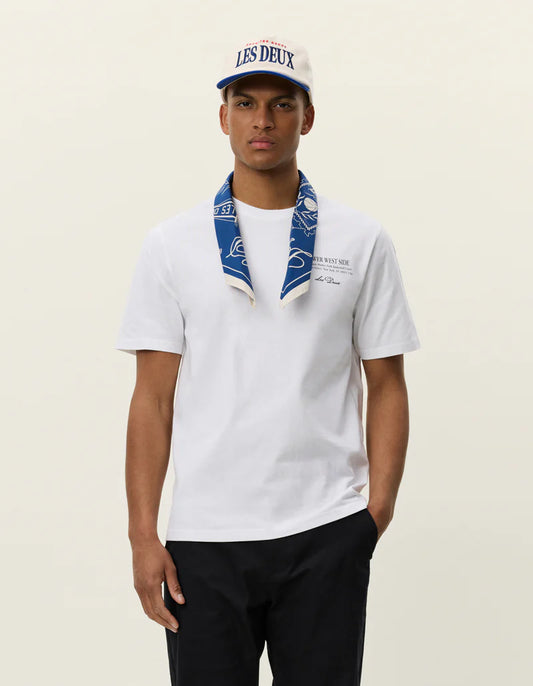 Antique White טי שירט קצרה לגברים West Side LES DEUX
