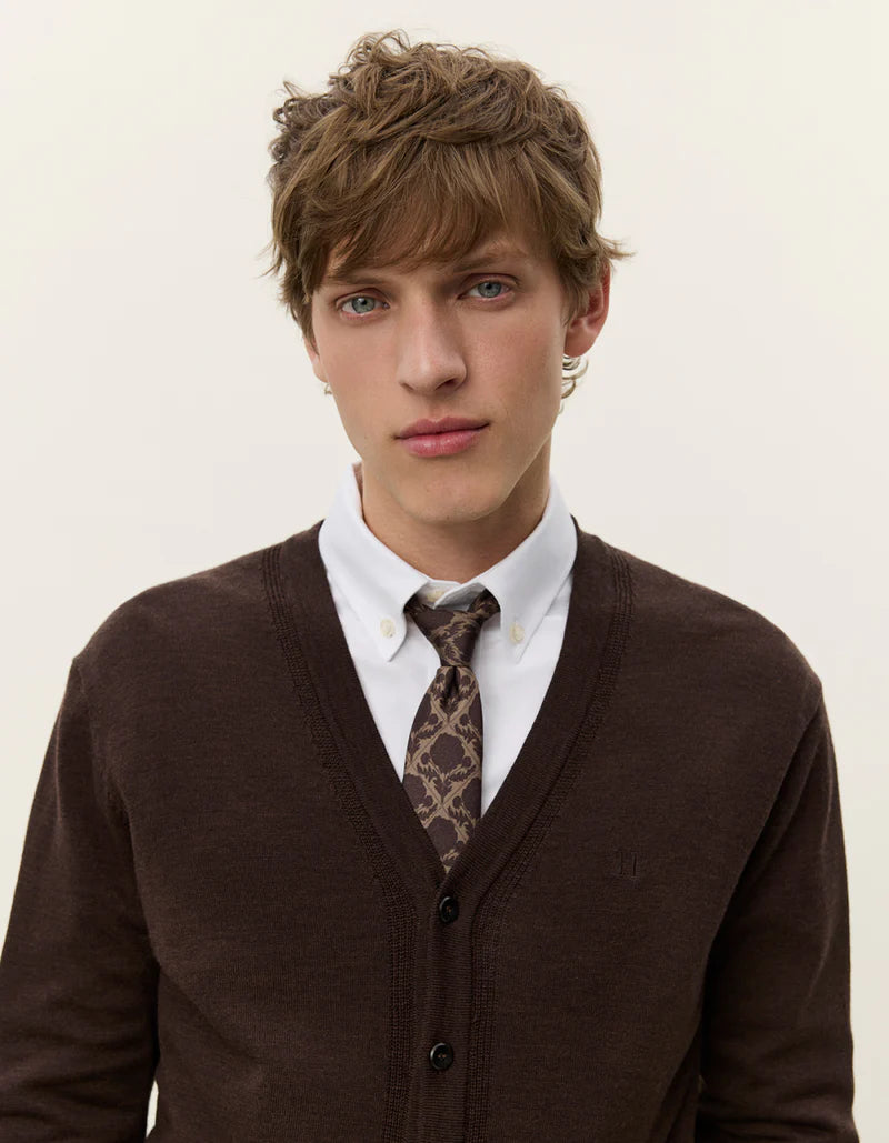 Black קרדיגן לגברים Greyson LES DEUX