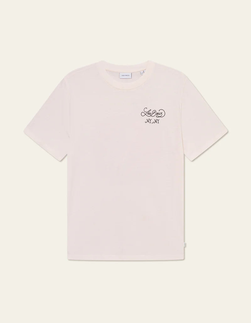 Beige טי שירט קצרה לגברים Orchard LES DEUX