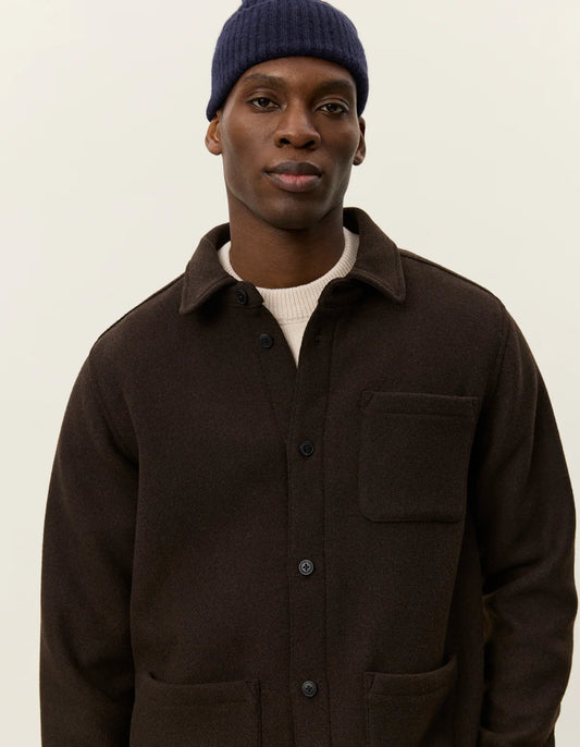 Black חולצת אוברשירט לגברים Jason LES DEUX